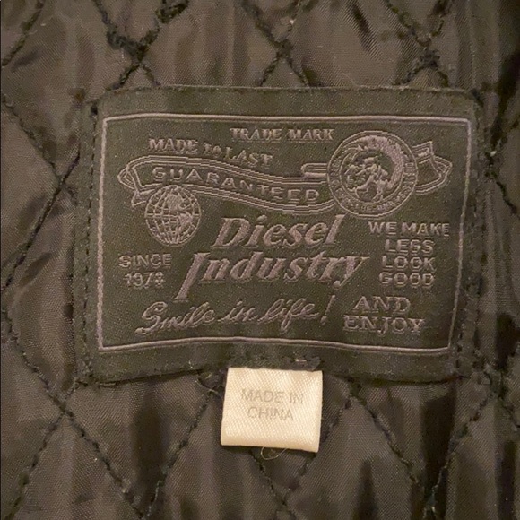 Diesel Denim Jacket w/Sherpa collar - Picture 3 of 7